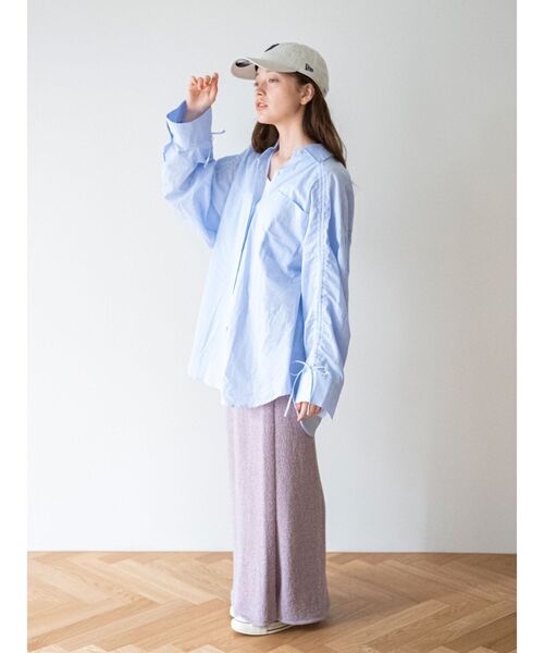 Ungrid(アングリッド)の「スリットニットスカート(スカート・レディース・チャコールグレー/ベージュ/パープル・FREE)」の18枚目の写真