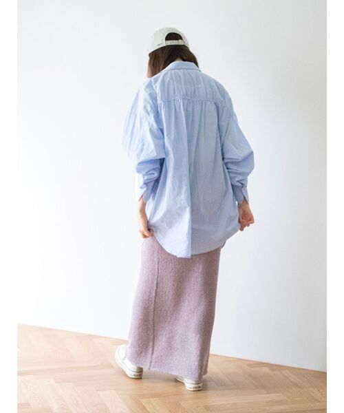 Ungrid(アングリッド)の「スリットニットスカート(スカート・レディース・チャコールグレー/ベージュ/パープル・FREE)」の19枚目の写真