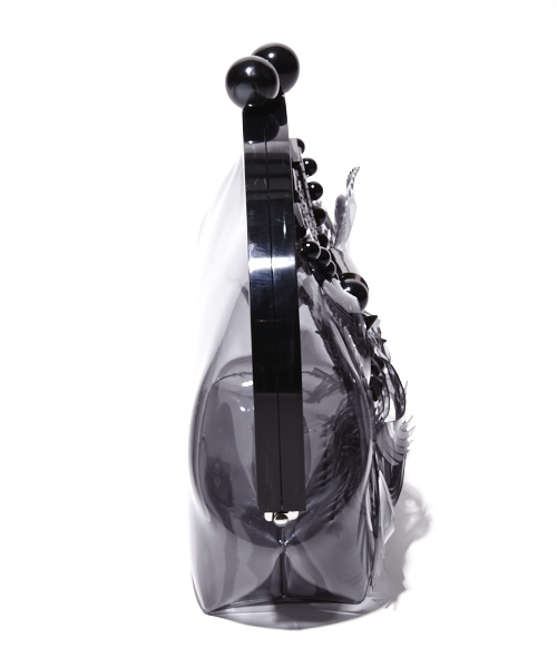 mame(マメ)の「mame がま口クラッチバッグ(クラッチバッグ・レディース・ホワイト/ブラック・FREE)」の9枚目の写真