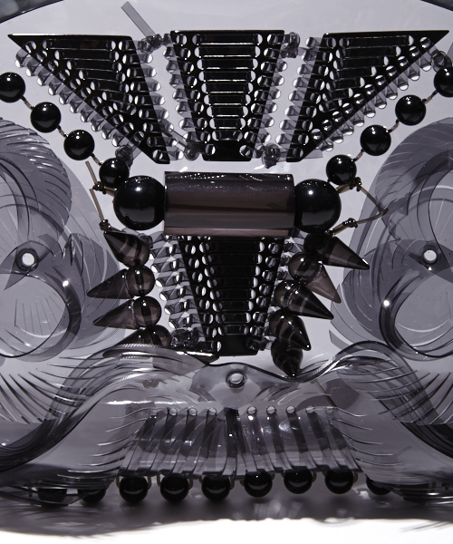 mame(マメ)の「mame がま口クラッチバッグ(クラッチバッグ・レディース・ホワイト/ブラック・FREE)」の3枚目の写真