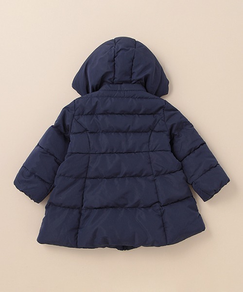 sense of wonder(センスオブワンダー)の「ダウン入りリボンロングコート(ダウンジャケット/コート・キッズ・ネイビー/ピンク・90cm/100cm/110cm/120cm/130cm)」の8枚目の写真