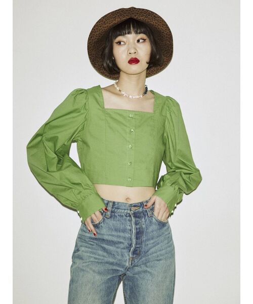 jouetie(ジュエティ)の「アニマルパターンハット(ハット・レディース・オフホワイト/ブラウン・FREE)」の11枚目の写真