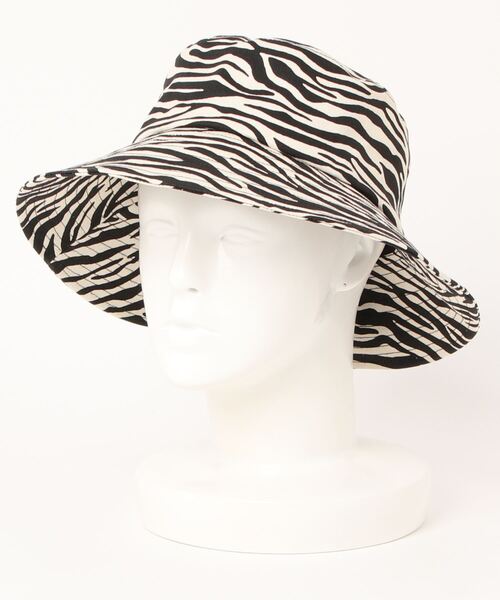 jouetie(ジュエティ)の「アニマルパターンハット(ハット・レディース・オフホワイト/ブラウン・FREE)」の2枚目の写真