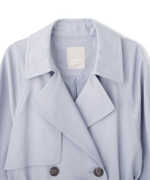 FREE'S MART(フリーズマート)の「◆ベーシックトレンチコート(トレンチコート・レディース・ブルー/ベージュ/ホワイト・MEDIUM/SMALL)」の13枚目の写真