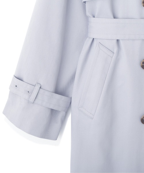 FREE'S MART(フリーズマート)の「◆ベーシックトレンチコート(トレンチコート・レディース・ブルー/ベージュ/ホワイト・MEDIUM/SMALL)」の16枚目の写真