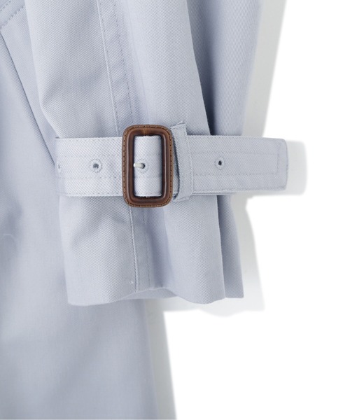 FREE'S MART(フリーズマート)の「◆ベーシックトレンチコート(トレンチコート・レディース・ブルー/ベージュ/ホワイト・MEDIUM/SMALL)」の17枚目の写真