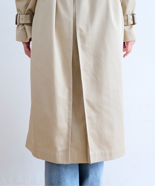 FREE'S MART(フリーズマート)の「◆ベーシックトレンチコート(トレンチコート・レディース・ブルー/ベージュ/ホワイト・MEDIUM/SMALL)」の9枚目の写真
