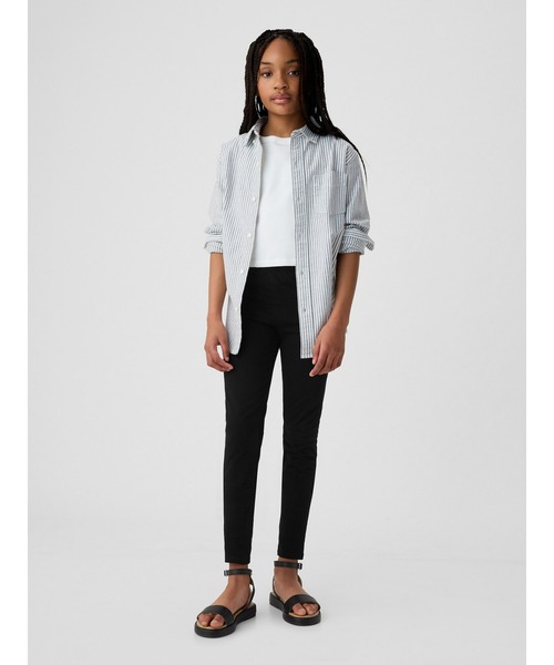 GAP(ギャップ)の「オーガニックコットン レギンス (キッズ)(レギンス/スパッツ・キッズ・マルチ/ライトグレー/イエロー/ブルー/ブラック/その他/ナチュラル・150cm/130cm/120cm/160cm/110cm/140cm)」の9枚目の写真
