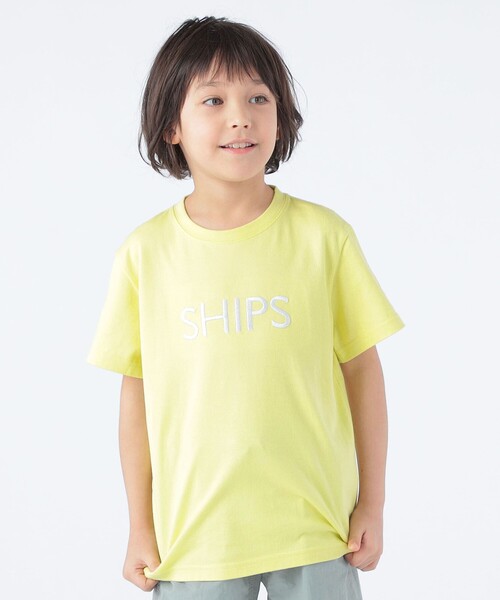 SHIPS(シップス)の「SHIPS KIDS:100~160cm / SHIPS ロゴ TEE(Tシャツ/カットソー・キッズ・ホワイト系/ライトホワイト/クリーム/ブルー/ピンク/ネイビー/ダークブルー/ラベンダー/オフホワイト・100/110/120/130/S/145/M/160)」の16枚目の写真