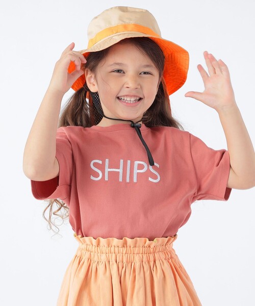 SHIPS(シップス)の「SHIPS KIDS:100~160cm / SHIPS ロゴ TEE(Tシャツ/カットソー・キッズ・ホワイト系/ライトホワイト/クリーム/ブルー/ピンク/ネイビー/ダークブルー/ラベンダー/オフホワイト・100/110/120/130/S/145/M/160)」の19枚目の写真