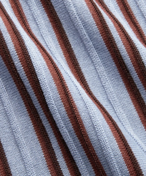 GeeRA（ジーラ）の「カラバリ豊富なマルチストライプニットタンクトップ（タンクトップ・レディース・ネイビー/グリーン/ピンク/ブルー・X-LARGE/MEDIUM/SMALL/LARGE）」の10枚目の写真