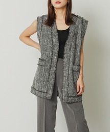 SENSE OF PLACE by URBAN RESEARCH | ツイードノーカラージレ(ベスト)