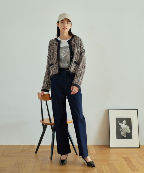 eL（エル）の「【eL】LIFE Picasso TEE/189537（Tシャツ/カットソー・レディース・ブラック/ホワイト・FREE）」の8枚目の写真