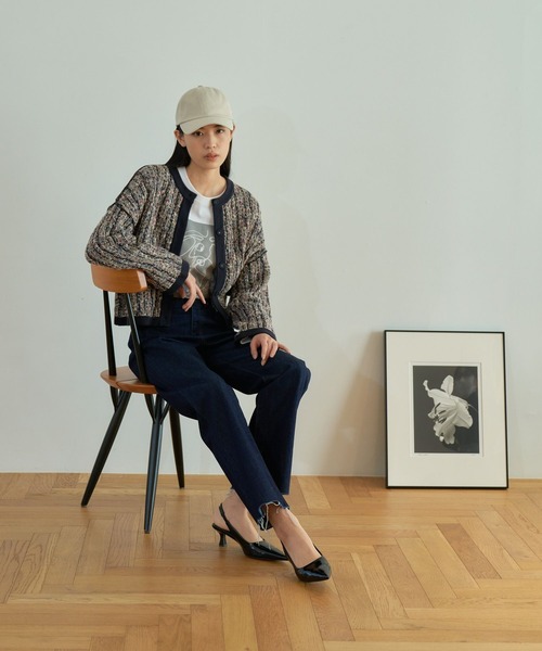 eL（エル）の「【eL】LIFE Picasso TEE/189537（Tシャツ/カットソー・レディース・ブラック/ホワイト・FREE）」の9枚目の写真