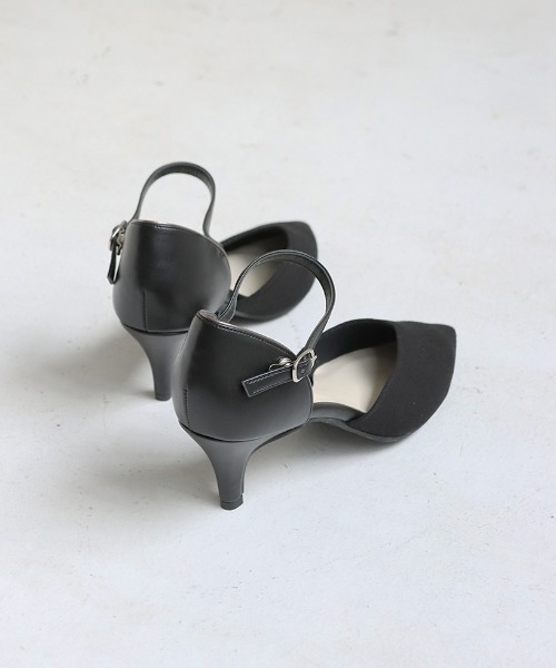 JELLY BEANS(ジェリービーンズ)の「Vカットストラップセパレートパンプス【Made in Japan】<ふわさら>(125-16830)JELLY BEANS(ジェリービーンズ)(パンプス・レディース・グレー/ブラック/アイボリー・21.5/22/22.5/23/23.5/24/24.5/25/25.5)」の18枚目の写真