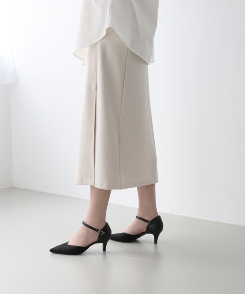 JELLY BEANS(ジェリービーンズ)の「Vカットストラップセパレートパンプス【Made in Japan】<ふわさら>(125-16830)JELLY BEANS(ジェリービーンズ)(パンプス・レディース・グレー/ブラック/アイボリー・21.5/22/22.5/23/23.5/24/24.5/25/25.5)」の19枚目の写真