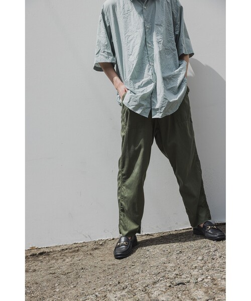 BEAMS（ビームス）の「BEAMS / カットオフ ベイカー アンクルパンツ