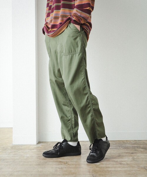 BEAMS（ビームス）の「BEAMS / カットオフ ベイカー アンクルパンツ