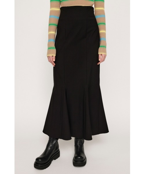 SLY（スライ）の「MERMAID LONG SKIRT マーメイド ロングスカート ストレッチ ハイウエスト（スカート・レディース・ブラック/アイボリー/マルチ・1/2/0）」の15枚目の写真