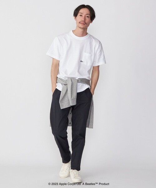 The Beatles(ザビートルズ)の「*SHIPS: THE BEATLES コラボレーション マイクロ ロゴ ポケット Tシャツ(Tシャツ/カットソー・メンズ・グレー/ブラック/ホワイト/ネイビー・SMALL/MEDIUM/LARGE/X-LARGE)」の5枚目の写真