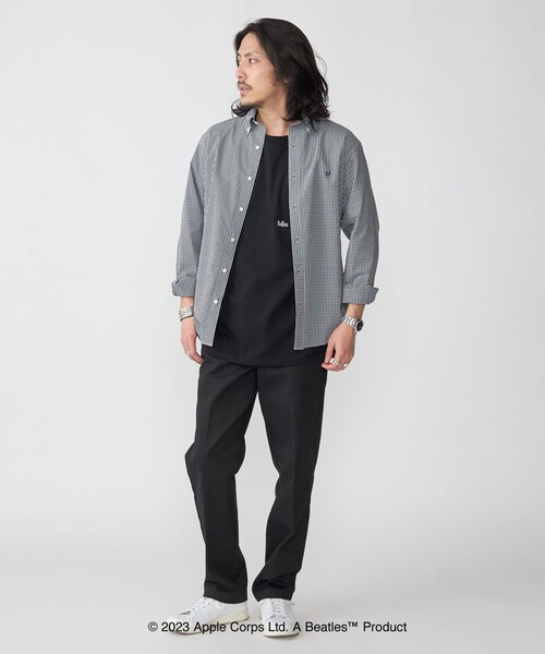 The Beatles(ザビートルズ)の「*SHIPS: THE BEATLES コラボレーション マイクロ ロゴ ポケット Tシャツ(Tシャツ/カットソー・メンズ・グレー/ブラック/ホワイト/ネイビー・SMALL/MEDIUM/LARGE/X-LARGE)」の8枚目の写真