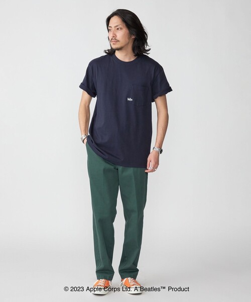 The Beatles(ザビートルズ)の「*SHIPS: THE BEATLES コラボレーション マイクロ ロゴ ポケット Tシャツ(Tシャツ/カットソー・メンズ・グレー/ブラック/ホワイト/ネイビー・SMALL/MEDIUM/LARGE/X-LARGE)」の9枚目の写真