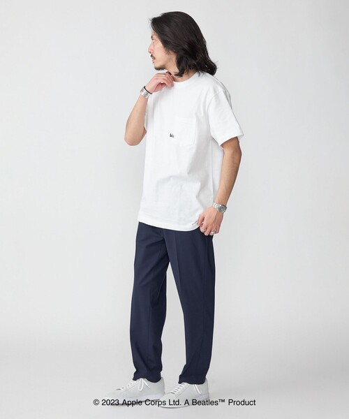 The Beatles(ザビートルズ)の「*SHIPS: THE BEATLES コラボレーション マイクロ ロゴ ポケット Tシャツ(Tシャツ/カットソー・メンズ・グレー/ブラック/ホワイト/ネイビー・SMALL/MEDIUM/LARGE/X-LARGE)」の10枚目の写真