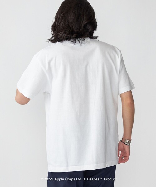 The Beatles(ザビートルズ)の「*SHIPS: THE BEATLES コラボレーション マイクロ ロゴ ポケット Tシャツ(Tシャツ/カットソー・メンズ・グレー/ブラック/ホワイト/ネイビー・SMALL/MEDIUM/LARGE/X-LARGE)」の16枚目の写真