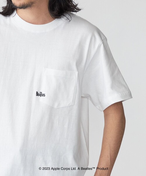 The Beatles(ザビートルズ)の「*SHIPS: THE BEATLES コラボレーション マイクロ ロゴ ポケット Tシャツ(Tシャツ/カットソー・メンズ・グレー/ブラック/ホワイト/ネイビー・SMALL/MEDIUM/LARGE/X-LARGE)」の18枚目の写真