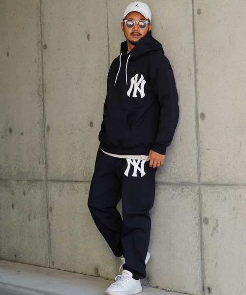 adamsJUGGLER（アダムスジャグラー）の「MLB×WRスウェットパンツNY