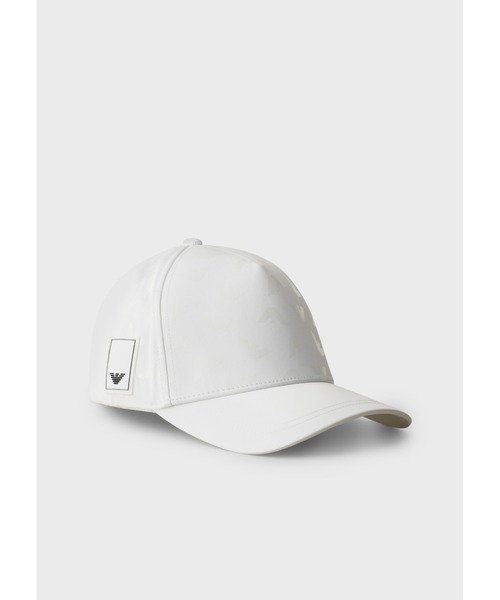 EMPORIO ARMANI(エンポリオアルマーニ)の「【エンポリオ アルマーニ】トラベルエッセンシャル ベースボールキャップ(キャップ・レディース・ホワイト/ブラック・FREE)」の6枚目の写真
