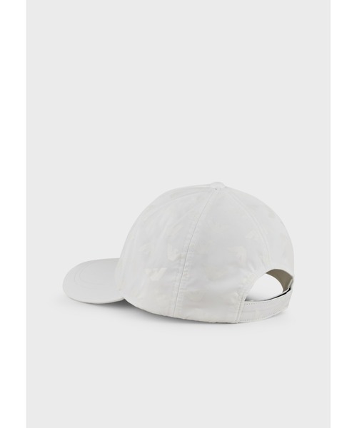 EMPORIO ARMANI キャップ 白 ホワイト（白）系 EMPORIO ARMANI(エンポリオアルマーニ