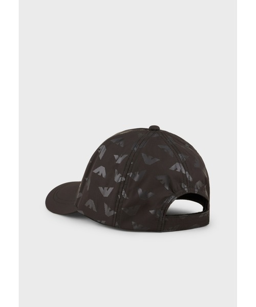 EMPORIO ARMANI(エンポリオアルマーニ)の「【エンポリオ アルマーニ】トラベルエッセンシャル ベースボールキャップ(キャップ・レディース・ホワイト/ブラック・FREE)」の7枚目の写真