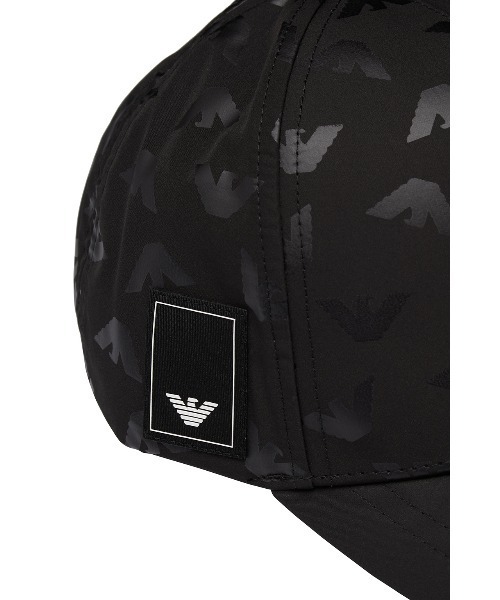 EMPORIO ARMANI(エンポリオアルマーニ)の「【エンポリオ アルマーニ】トラベルエッセンシャル ベースボールキャップ(キャップ・レディース・ホワイト/ブラック・FREE)」の8枚目の写真