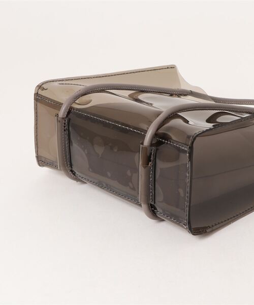 minia(ミニア)の「カラークリア2WAYバッグ(ショルダーバッグ・レディース・グリーン/グレイッシュベージュ/パープル・FREE)」の7枚目の写真