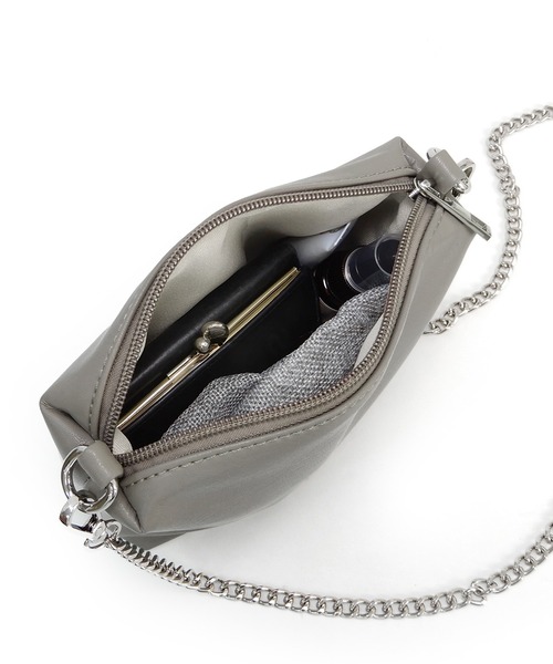 minia(ミニア)の「カラークリア2WAYバッグ(ショルダーバッグ・レディース・グリーン/グレイッシュベージュ/パープル・FREE)」の18枚目の写真