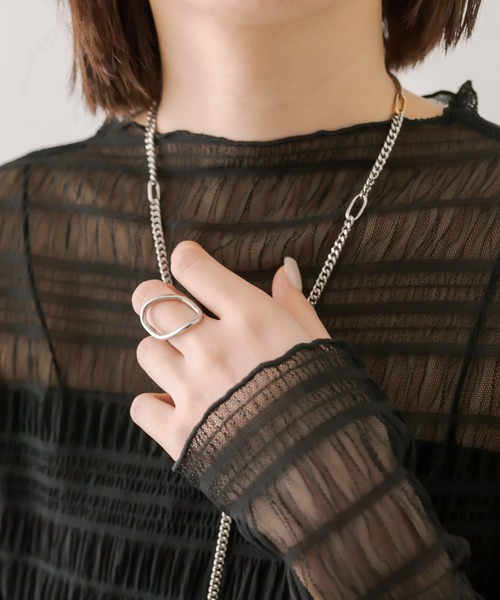 mystic（ミスティック）の「[Eau] crest (ring)（リング・レディース・ゴールド/シルバー・ONE SIZE）」の6枚目の写真