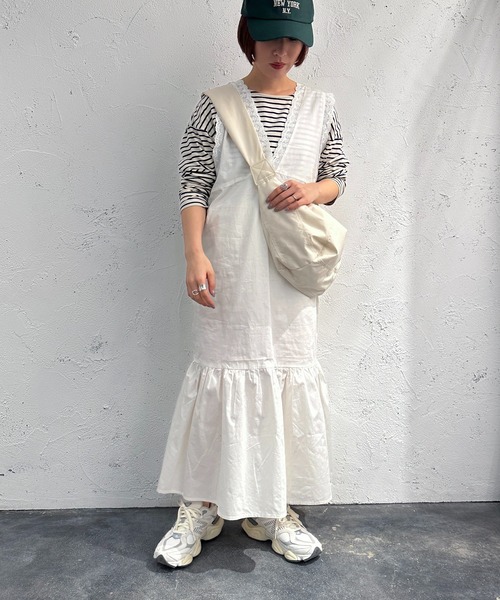 apres jour mignon(アプレジュールミニョン)の「アソートレース付きワンピース【ZOZOTOWN限定アイテム】(ワンピース・レディース・ブラック/オフホワイト/その他・フリー/X-LARGE)」の6枚目の写真