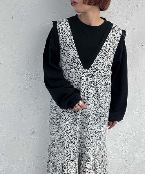 apres jour mignon(アプレジュールミニョン)の「アソートレース付きワンピース【ZOZOTOWN限定アイテム】(ワンピース・レディース・ブラック/オフホワイト/その他・フリー/X-LARGE)」の22枚目の写真