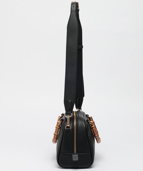 BAYFLOW（ベイフロー）の「バンブーボストンバッグ（ボストンバッグ・レディース・ブラック/ベージュ/オレンジ・FREE）」の18枚目の写真