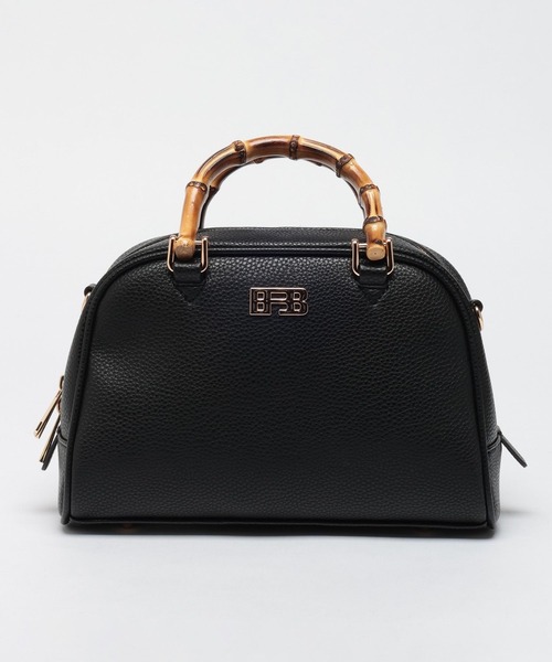 BAYFLOW（ベイフロー）の「バンブーボストンバッグ（ボストンバッグ・レディース・ブラック/ベージュ/オレンジ・FREE）」の13枚目の写真