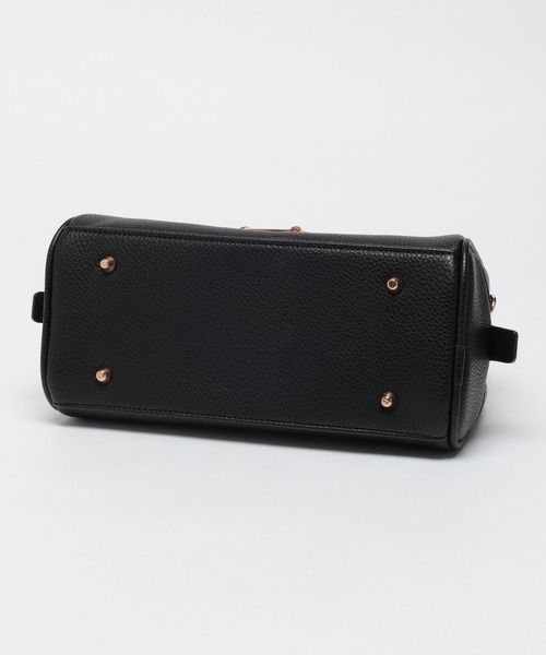 BAYFLOW（ベイフロー）の「バンブーボストンバッグ（ボストンバッグ・レディース・ブラック/ベージュ/オレンジ・FREE）」の9枚目の写真