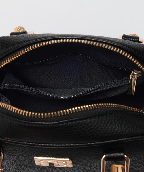 BAYFLOW（ベイフロー）の「バンブーボストンバッグ（ボストンバッグ・レディース・ブラック/ベージュ/オレンジ・FREE）」の8枚目の写真