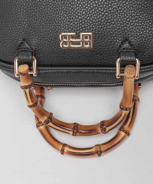 BAYFLOW（ベイフロー）の「バンブーボストンバッグ（ボストンバッグ・レディース・ブラック/ベージュ/オレンジ・FREE）」の14枚目の写真