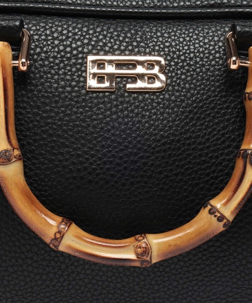 BAYFLOW（ベイフロー）の「バンブーボストンバッグ（ボストンバッグ・レディース・ブラック/ベージュ/オレンジ・FREE）」の17枚目の写真