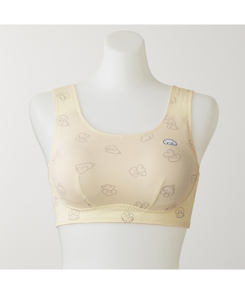 Tuche（トゥシェ）の「Tuche/トゥシェ ナイトブラ マシュマロタッチ＆シアバター加工でやさしさプラス（ナイトブラ・レディース・ライラック/チャコールグレー/クリーム・MEDIUM/LARGE/X-LARGE）」の7枚目の写真