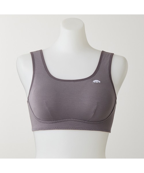 Tuche（トゥシェ）の「Tuche/トゥシェ ナイトブラ マシュマロタッチ＆シアバター加工でやさしさプラス（ナイトブラ・レディース・ライラック/チャコールグレー/クリーム・MEDIUM/LARGE/X-LARGE）」の15枚目の写真