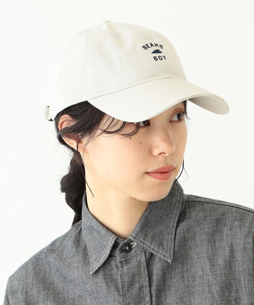BEAMS BOY(ビームスボーイ)の「NEW ERA × BEAMS BOY / 別注 ロゴ キャップ 23SS(キャップ・レディース・ブラック/ライトブルー/オフホワイト/オレンジ/ピンク・ONE SIZE)」の2枚目の写真