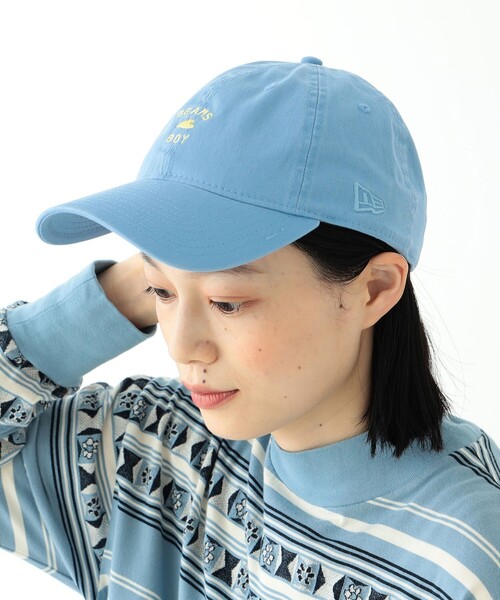 BEAMS BOY(ビームスボーイ)の「NEW ERA × BEAMS BOY / 別注 ロゴ キャップ 23SS(キャップ・レディース・ブラック/ライトブルー/オフホワイト/オレンジ/ピンク・ONE SIZE)」の9枚目の写真
