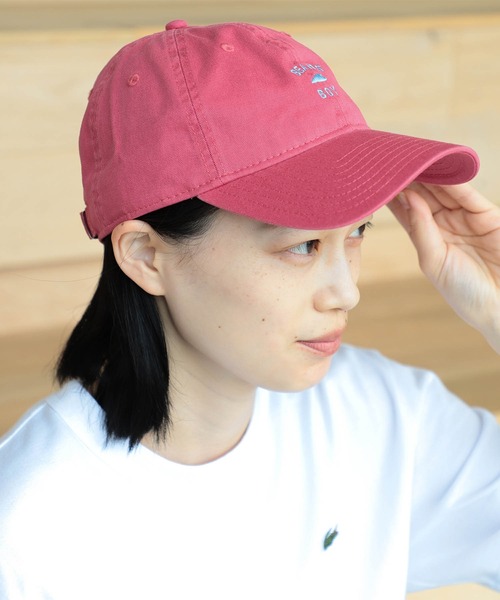 BEAMS BOY(ビームスボーイ)の「NEW ERA × BEAMS BOY / 別注 ロゴ キャップ 23SS(キャップ・レディース・ブラック/ライトブルー/オフホワイト/オレンジ/ピンク・ONE SIZE)」の4枚目の写真